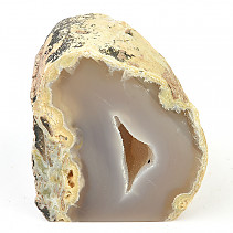 Agate geode with a hollow from Brazil 198g