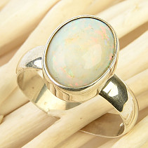 Ring with expensive opal Ag 925/1000 3.3g size 52