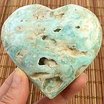Modrý aragonit srdce (Pakistán) 234g