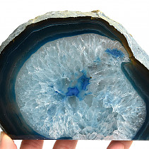 Geode agate dyed green Brazil 1120g