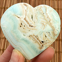 Srdce modrý aragonit (Pakistán) 97g
