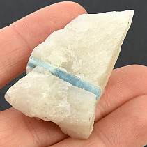 Aquamarine in raw crystal (Brazil) 30g
