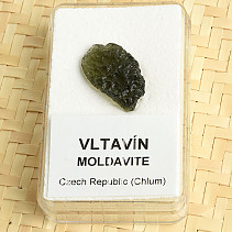 Moldavite raw for collectors - Chlum 1.9g