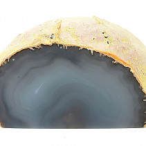 Agate geode with a hollow from Brazil 534g