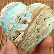 Heart blue aragonite (Pakistan) 133g