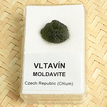 Moldavite raw for collectors from Chlum 1.9g