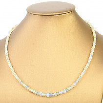 Necklace Ethiopian opal clasp Ag 925/1000 45cm (7.8g)