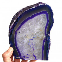 Purple Brazil Agate Geode (1588g)
