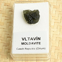 Moldavite raw for collectors - Chlum 2.0g
