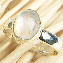 Měsíční kámen oválný prsten