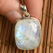 Pendant with square moonstone Ag 925/100 8.4g