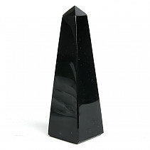 Obsidián černý hladký obelisk z Mexika 321g