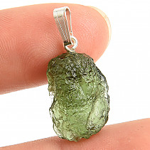 Moldavite pendant with handle Ag 925/1000 (1.8g)