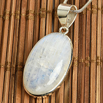 Moonstone pendant oval Ag 925/100 8.3g