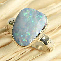 Ring with expensive opal Ag 925/1000 size 59 (3.1g)