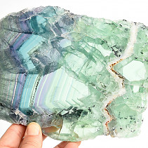 Fluorite slice extra from Mexico 749g
