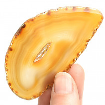 Slice of Brazil agate with core 30g