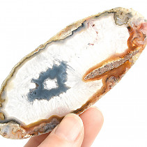 Agate slice with a Brazil core 42g