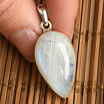 Pendant with moonstone drop Ag 925/100 6.8g