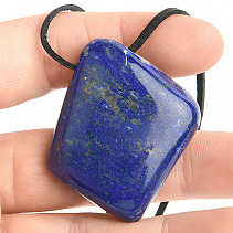 Přívěsek na kůži lapis lazuli 34,4g