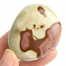 Hladký kámen jaspis pestrý z Madagaskaru 65g