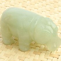 Jadeite hippopotamus 5cm