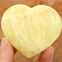 Kalcit žlutý srdce z Pákistánu 156g