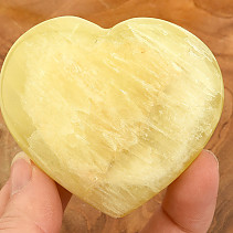 Calcite yellow heart from Pakistan 142g