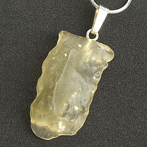 Libyan glass pendant with handle Ag 925/1000 3.5g