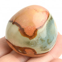 Smooth colorful jasper stone from Madagascar 89g