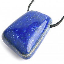 Přívěsek na kůži lapis lazuli 32,6g