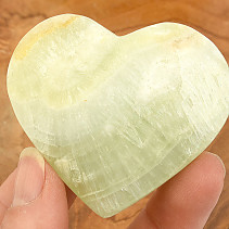 Calcite pistachio heart 95g