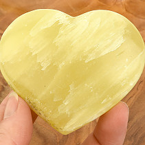 Kalcit žlutý srdce z Pákistánu 186g