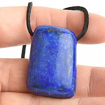 Přívěsek na kůži lapis lazuli 34,1g