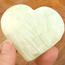 Calcite pistachio heart 96g