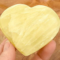 Kalcit žlutý srdce z Pákistánu 160g