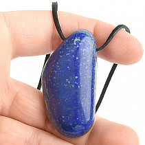 Přívěsek na kůži lapis lazuli 34,5g