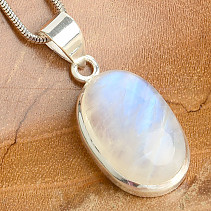 Moonstone pendant silver Ag 925/100 6.3g