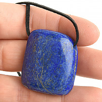 Přívěsek na kůži lapis lazuli 30,8g