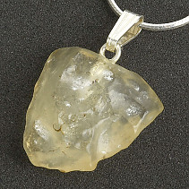 Libyan glass pendant with handle Ag 925/1000 2.5g