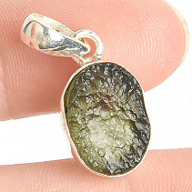 Vltava pendant oval with rim Ag 925/1000 2.5g