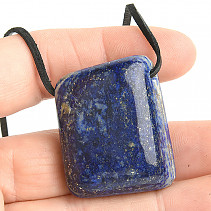 Přívěsek na kůži lapis lazuli 32,4g