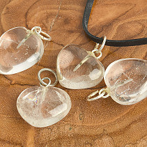 Heart of crystal pendant jewelry metal