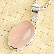 Oval pendant made of rose gold Ag 925/1000 4.6g