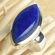 Lapis lazuli prsten Ag 925/1000 11,1g vel.53
