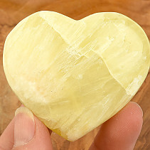 Kalcit žlutý srdce z Pákistánu 116g