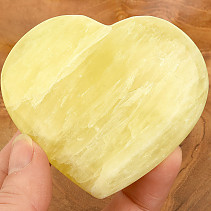 Kalcit žlutý srdce z Pákistánu 180g