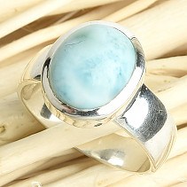 Ring with larimar Ag 925/1000 (size 58) 6.3g