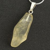 Libyan glass pendant with handle Ag 925/1000 2.6g