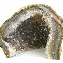 Agate + amethyst geode (Madagascar) 527g